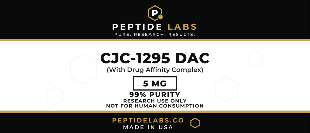 CJC-1295 DAC 5 mg vial label artwork